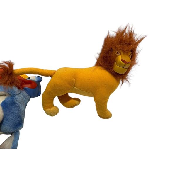 Disney Applause The Lion King Stuffed Plushes PVC Head Lot Of 6 - Picture 16 of 16